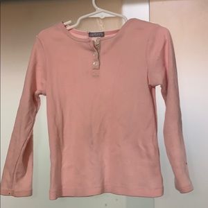Girls long sleeve pink shirt